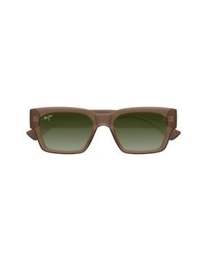 Maui Jim Kenui 59Mm Polarizedplus2 Square Sunglasses - Green