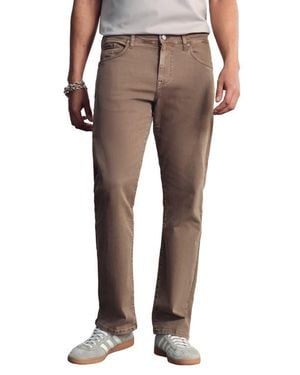 General Denim Works Roam Relaxed Straight Leg Jeans - Natural