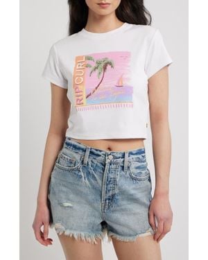 Rip Curl Topanga Canyon Baby Tee - Blue
