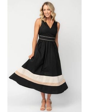 Baltic Born Oxford Midi Dress - Black