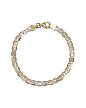 Argento Vivo Two-Tone Link Bracelet - Metallic