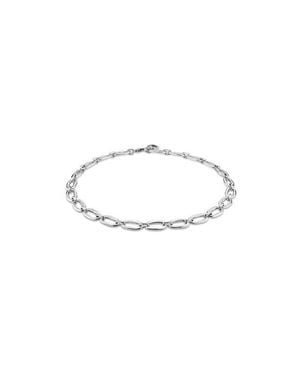 Uno De 50 Sterling Plated Link Necklace - Metallic