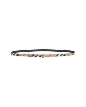 Burberry Check Canvas Belt - Multicolor