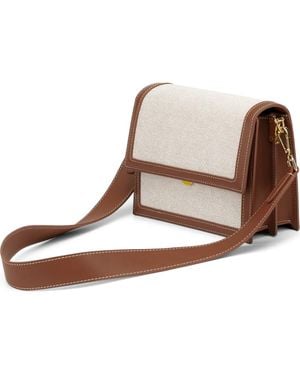 JW PEI Mini Flap Crossbody Bag - Brown