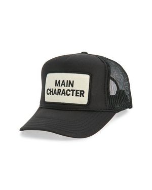 Friday Feelin Main Character Trucker Hat - Black