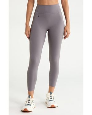 On Shoes High Waist 7/8 Studio Tights - Gray