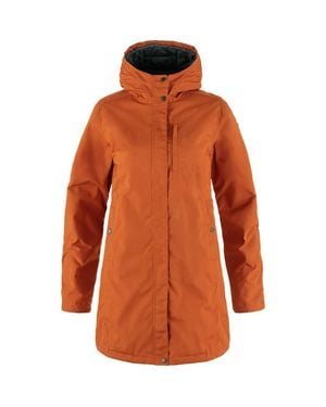 Fjallraven Kiruna Water Resistant Parka - Orange