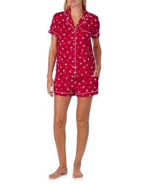 Kate Spade Print Short Pajamas - Red