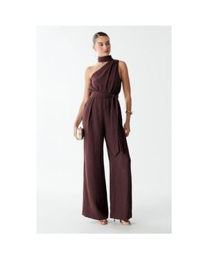 Savel Vera Jumpsuit - Red