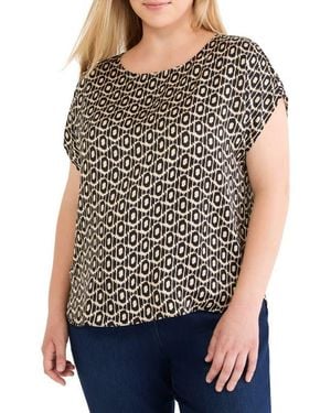 NIC+ZOE Dolman Sleeve Top - Black