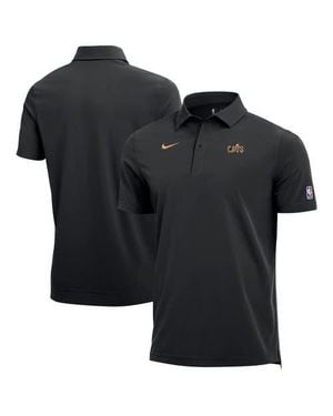Nike Cleveland Cavaliers 2025/26 Authentic Dri-Fit Coaches Polo - Black