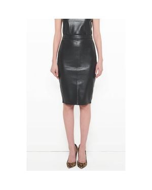 AS by DF Port Elizabeth Recycled Leather Skirt - Black