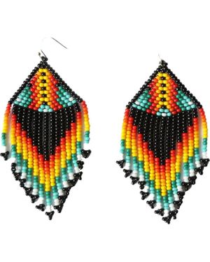 Fosterie Embera Earrings - Blue