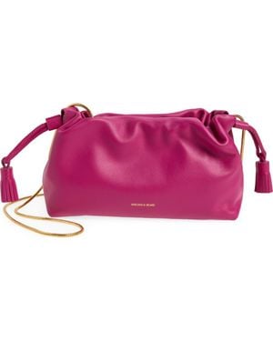 Veronica Beard Small Stash Leather Bag - Pink