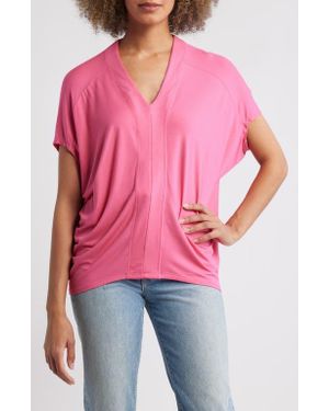 Apny Dolman Sleeve Tunic - Pink