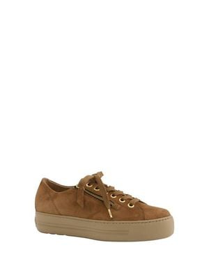Paul Green Fresno Leather Sneaker - Brown