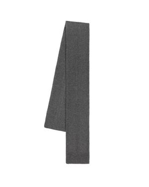 Echo Chunky Rib Scarf - Gray
