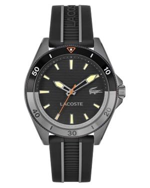 Lacoste Mainsail Silicone Strap Watch, 43Mm - Black