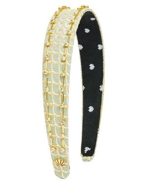 Lele Sadoughi Bessette Crystal Embellished Fabric Headband - Multicolor