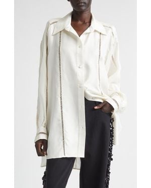 DIOTIMA Bridgetown Silk Shirt - White
