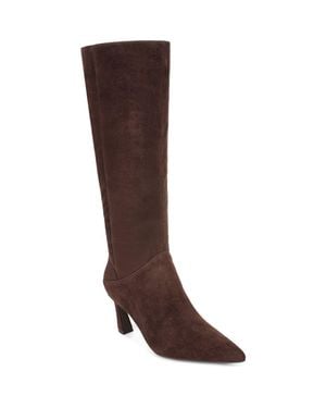 Naturalizer Edina Zipper Tall Boots - Brown