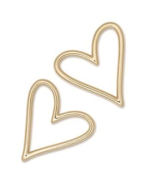 Ramy Brook Love Small Stud Earrings - White