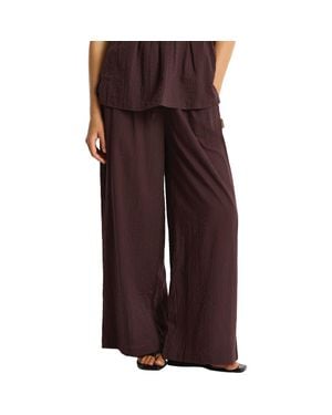 Sea Level Surf Cover-Up Pants - Brown