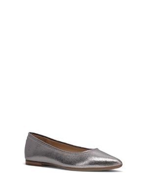 Frye Heather Pointed Toe Ballet Flat - Brown