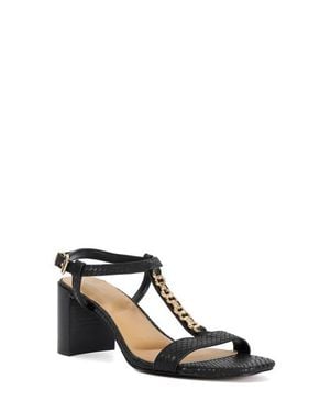 Dune Josina Ankle Strap Sandal - Black