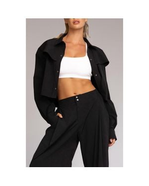 Heroine Sport Daja Crop Performance Jacket - Black