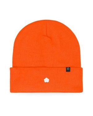 Alix Lil Flower Beanie Cap - Orange