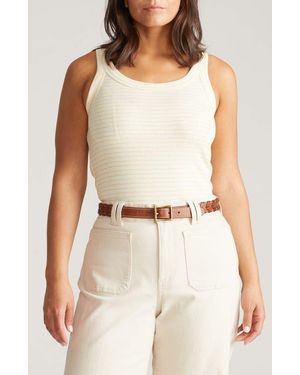 UNIVERSAL STANDARD Roitfeld Rib Tank - Natural