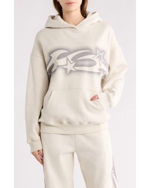 PacSun Cyber Graphic Hoodie - Natural