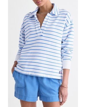 Vineyard Vines Cam Polo Sweatshirt - Blue