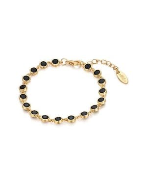 Ettika Everyday Cubic Zirconia Bracelet - Black