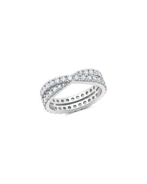 Crislu Grace Cubic Zirconia Eternity Ring - Multicolor
