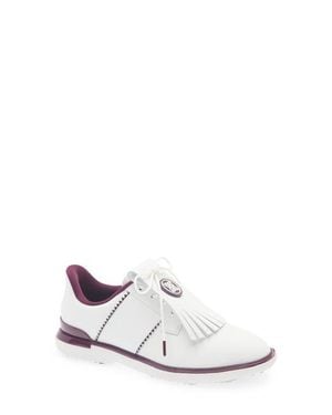 G/FORE Gallivant2R Leather Kiltie Golf Shoe - White
