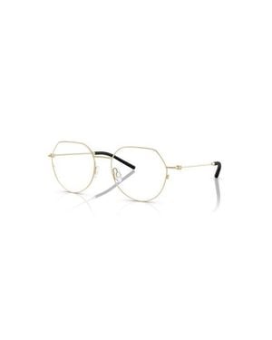 Moncler 54Mm Irregular Optical Glasses - Metallic