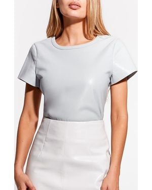 AS by DF New Guard Recycled Leather Tee - White