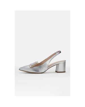 Bells & Becks Luna Slingback Pump - White