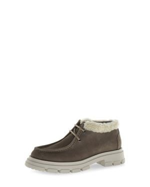 Candice Cooper Chado London Faux Shearling Bootie - Gray