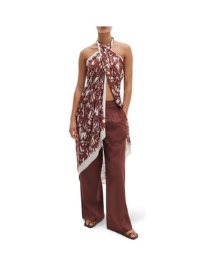 Rag & Bone Sally Sarong - Red