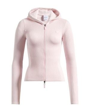iets frans... Hooded Knit Track Top - Pink