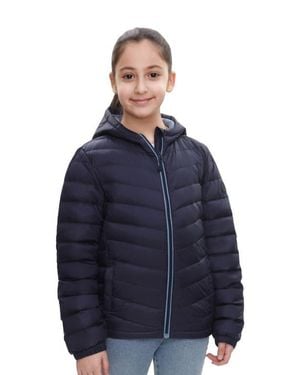 Rokka&Rolla Kids' Ultra Light Packable Down Jacket - Blue