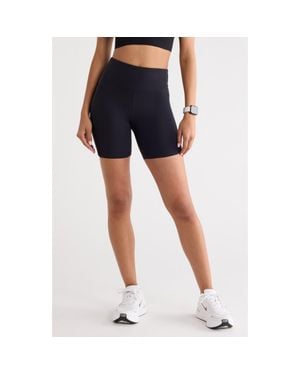 Zella Studio Luxe Pocket Bike Shorts - Blue