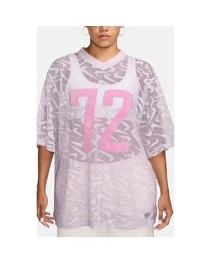 Nike Sportswear Chill Logo Mesh Jersey - Purple