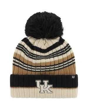 '47 Kentucky Wildcats Barista Cuffed Knit Hat With Pom - Black