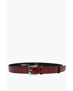 Cavalinho Gallop Patent Leather Belt 805 - White
