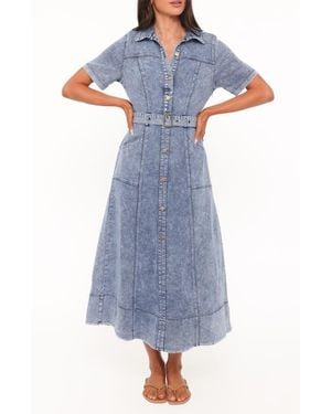 Petal & Pup Tamara Maxi Dress - Blue