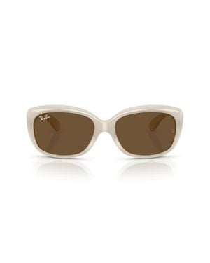Ray-Ban Jackie Ohh 58Mm Cat Eye Sunglasses - Natural